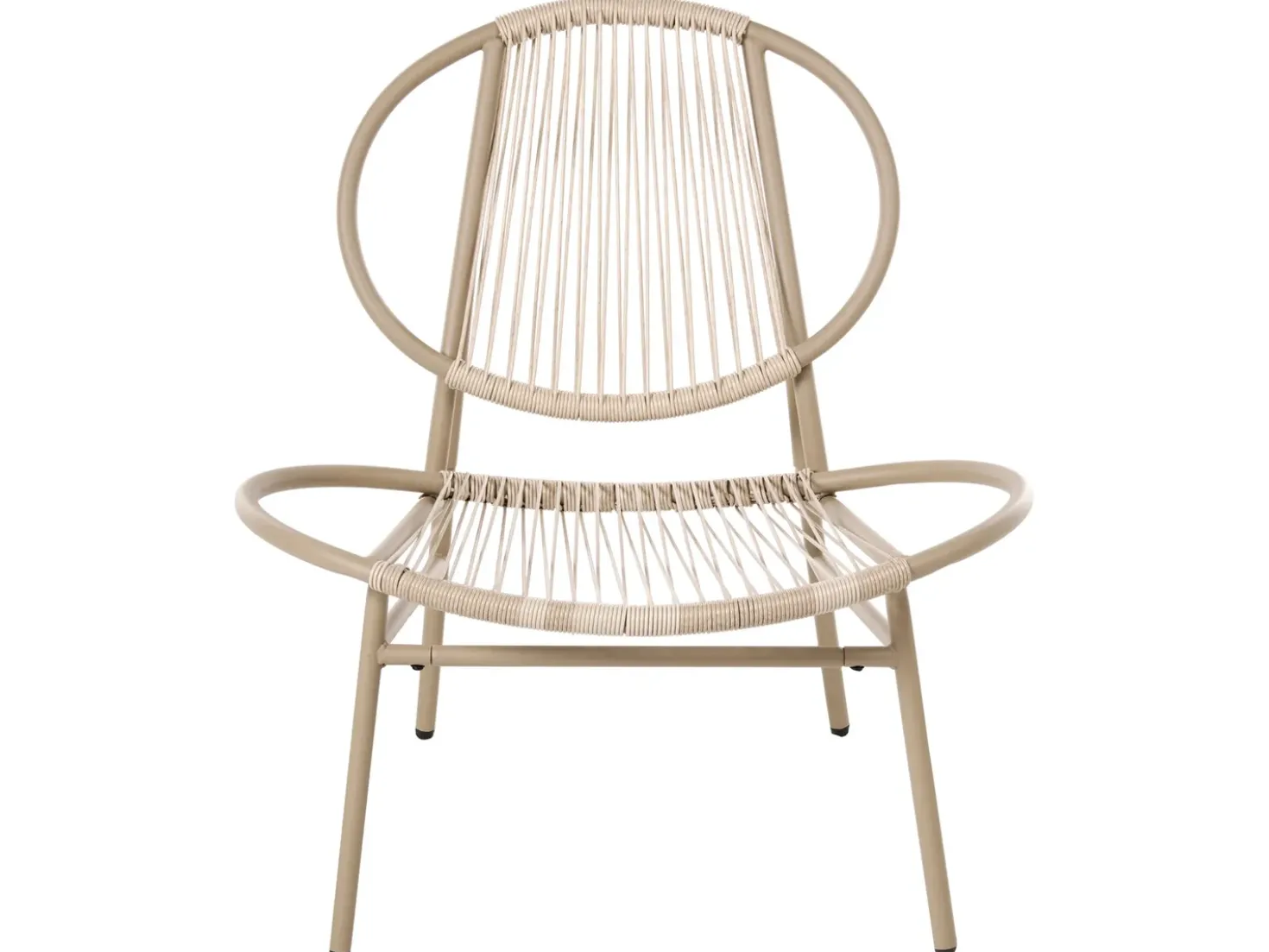 Set bistrot OVARO Rattan sintetico (PE) Beige