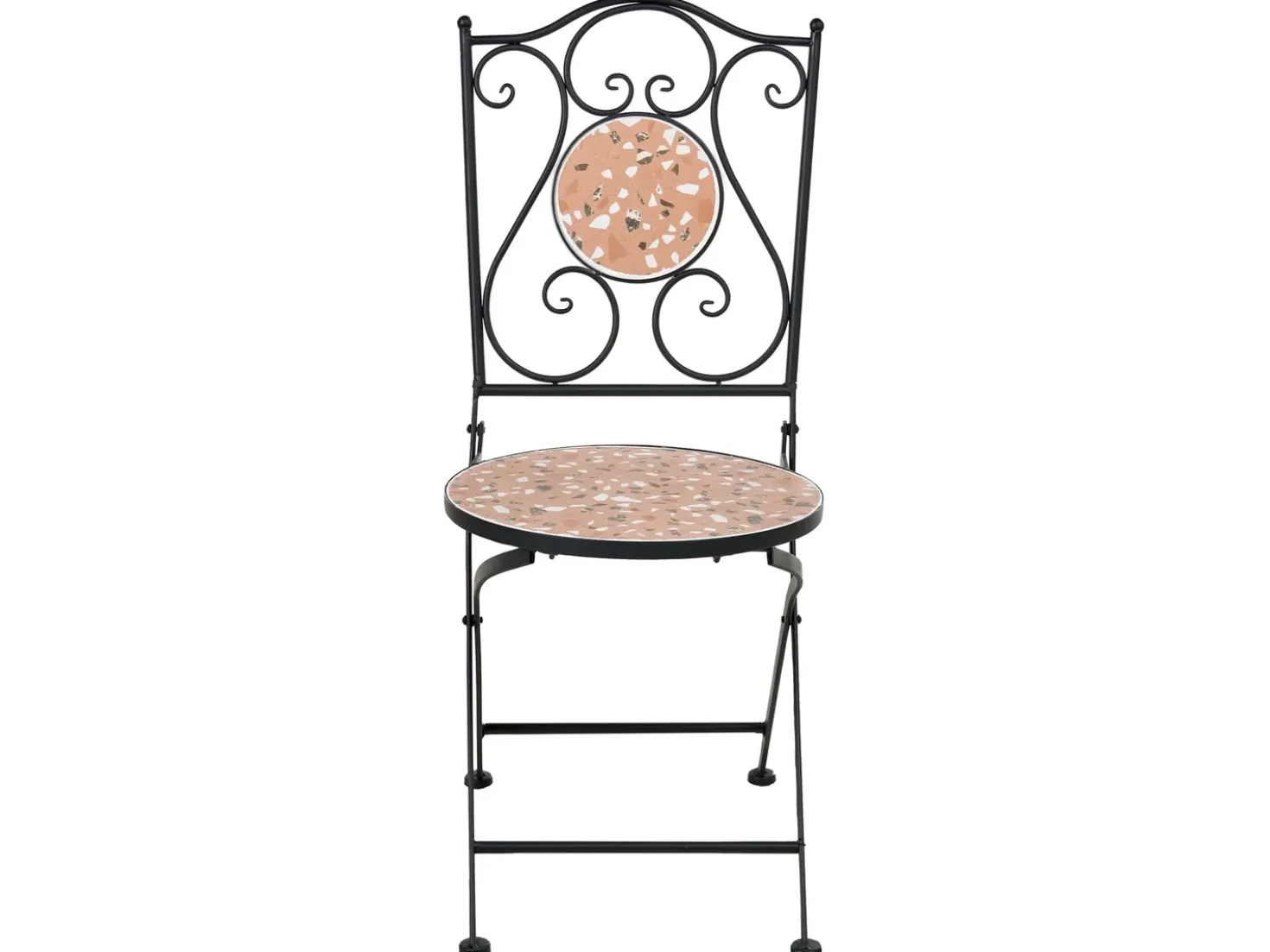 Set bistrot Pieghevole ADRANO Metallo Nero