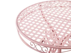 Set bistrot Pieghevole ALBINIA Metallo Rosa