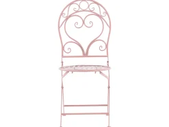 Set bistrot Pieghevole ALBINIA Metallo Rosa
