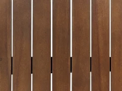 Set bistrot Pieghevole AMANTEA Legno d'acacia Marrone scuro