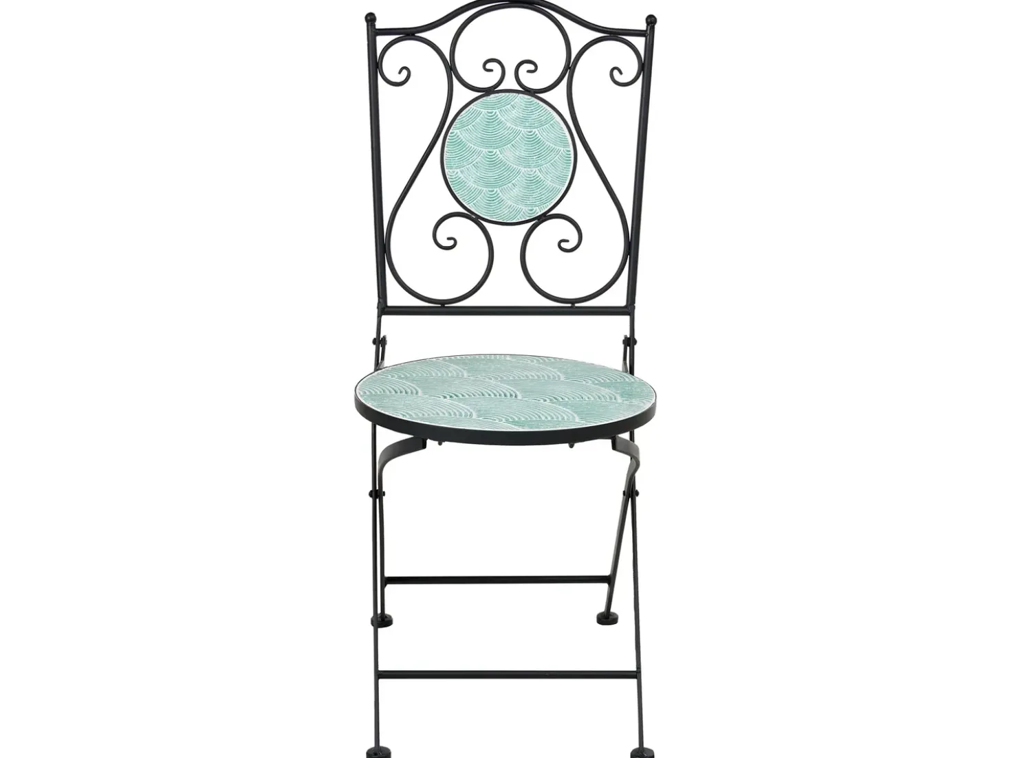 Set bistrot Pieghevole ANAPO Metallo Nero