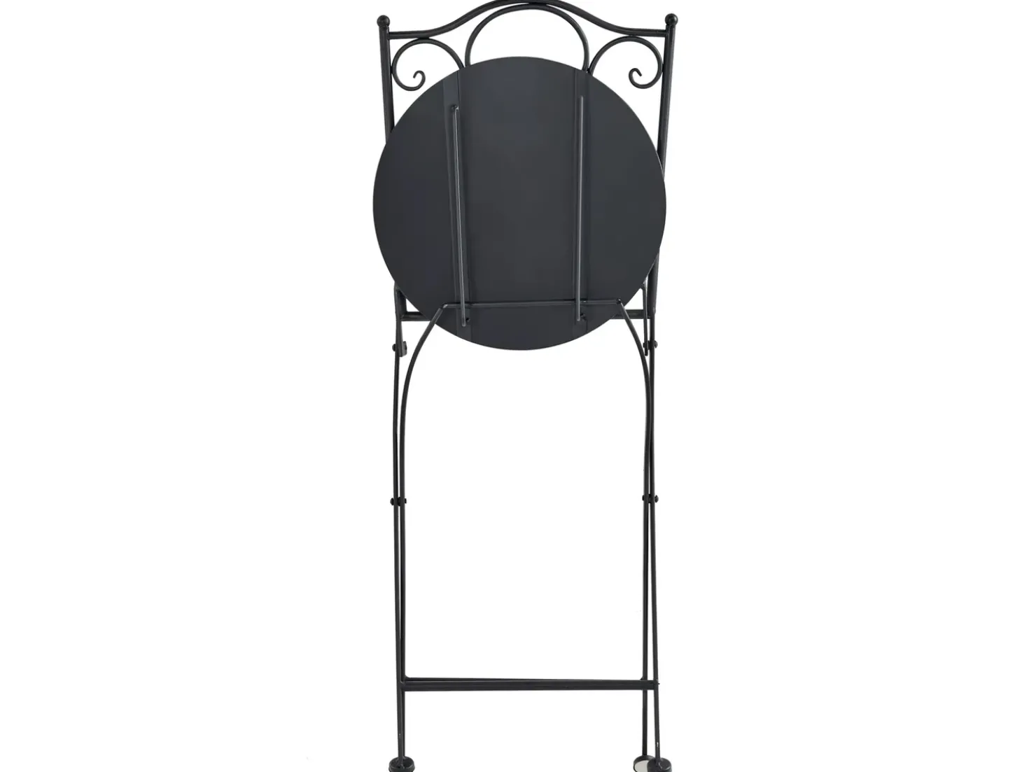 Set bistrot Pieghevole ANAPO Metallo Nero