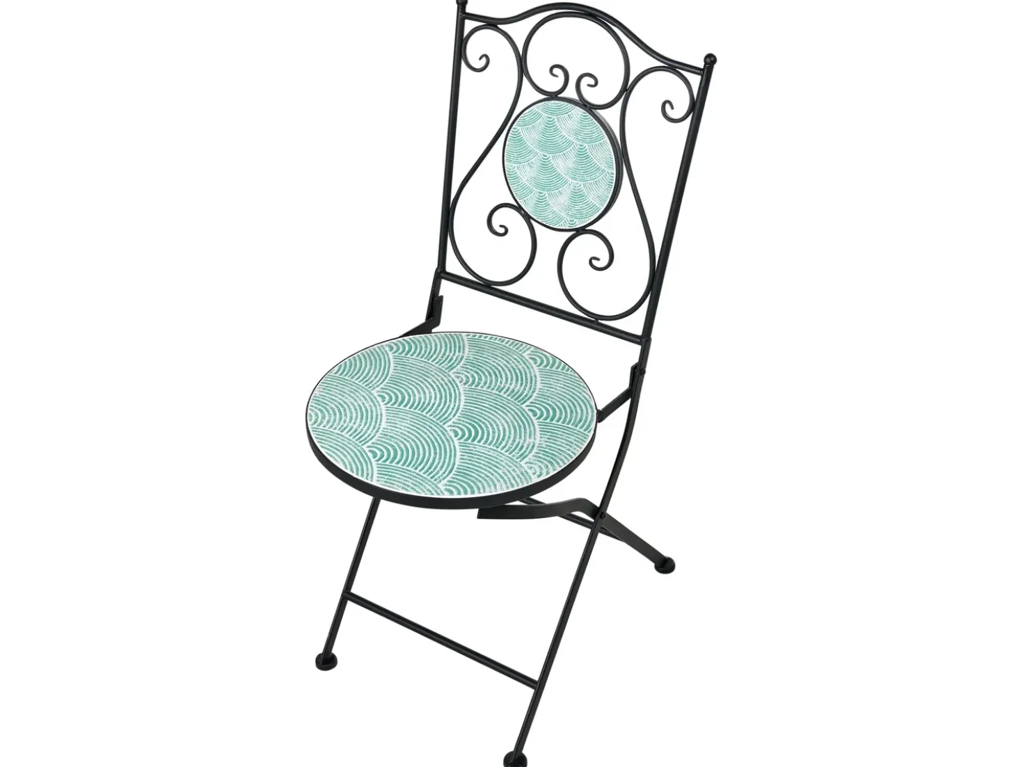 Set bistrot Pieghevole ANAPO Metallo Nero