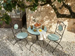Set bistrot Pieghevole ANAPO Metallo Nero
