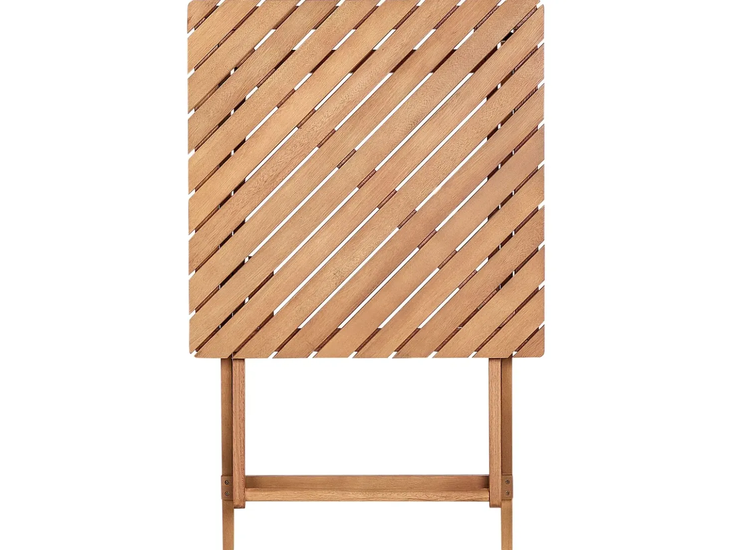 Set bistrot Pieghevole ARDORE Legno d'eucalipto Marrone