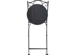 Set bistrot Pieghevole ARTENA Metallo Nero