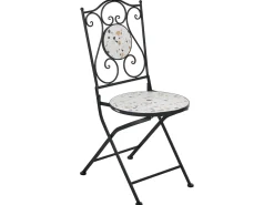 Set bistrot Pieghevole ARTENA Metallo Nero