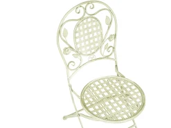 Set bistrot Pieghevole BIVIO Metallo Verde chiaro