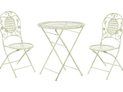 Set bistrot Pieghevole BIVIO Metallo Verde chiaro