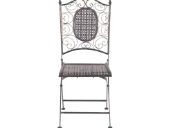 Set bistrot Pieghevole BORMIO Metallo Nero