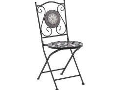 Set bistrot Pieghevole CARIATI Metallo Nero