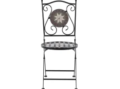 Set bistrot Pieghevole CARIATI Metallo Nero