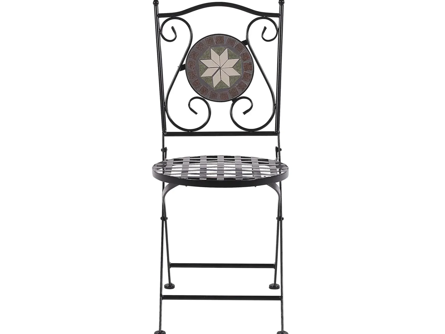 Set bistrot Pieghevole CARIATI Metallo Nero