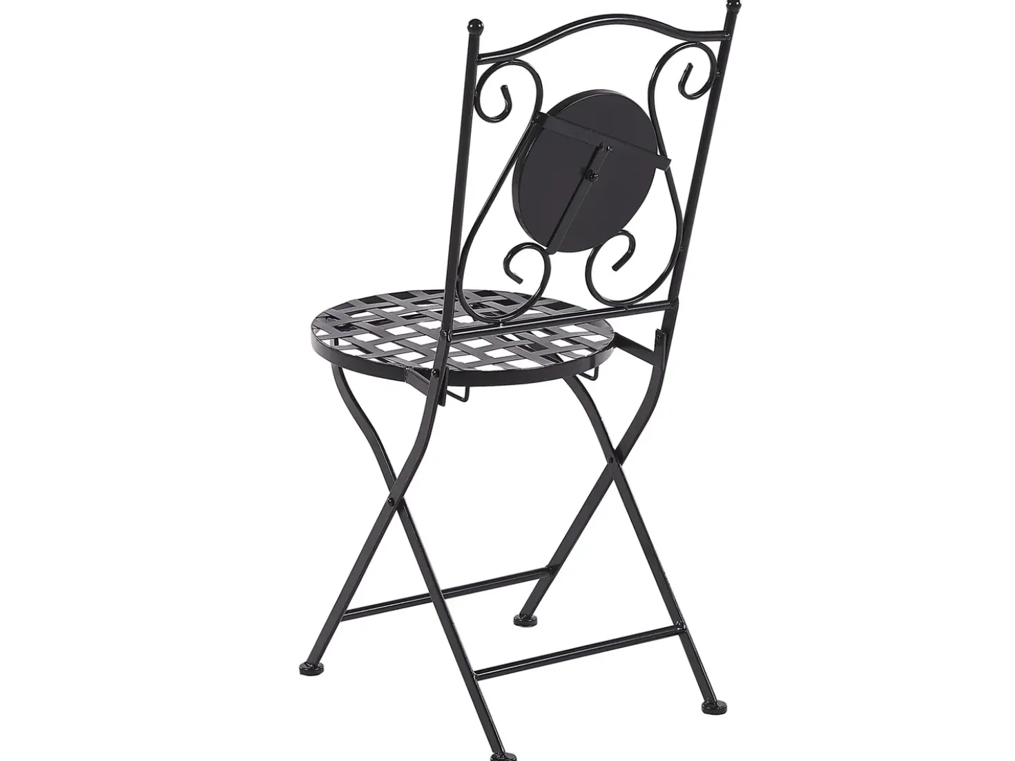 Set bistrot Pieghevole CARIATI Metallo Nero