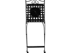 Set bistrot Pieghevole CARPINO Metallo Nero