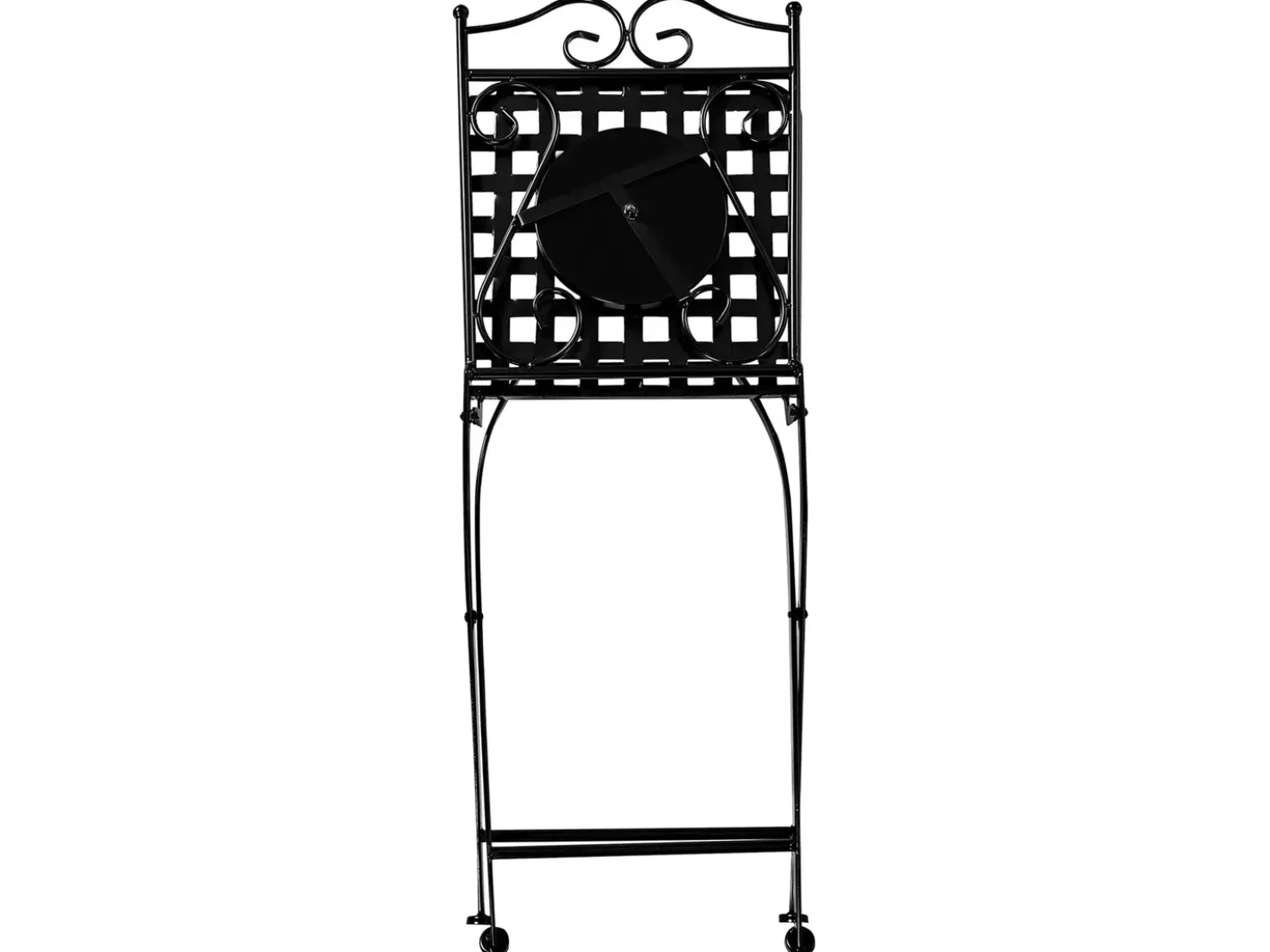 Set bistrot Pieghevole CARPINO Metallo Nero