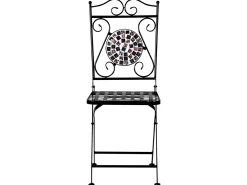 Set bistrot Pieghevole CARPINO Metallo Nero