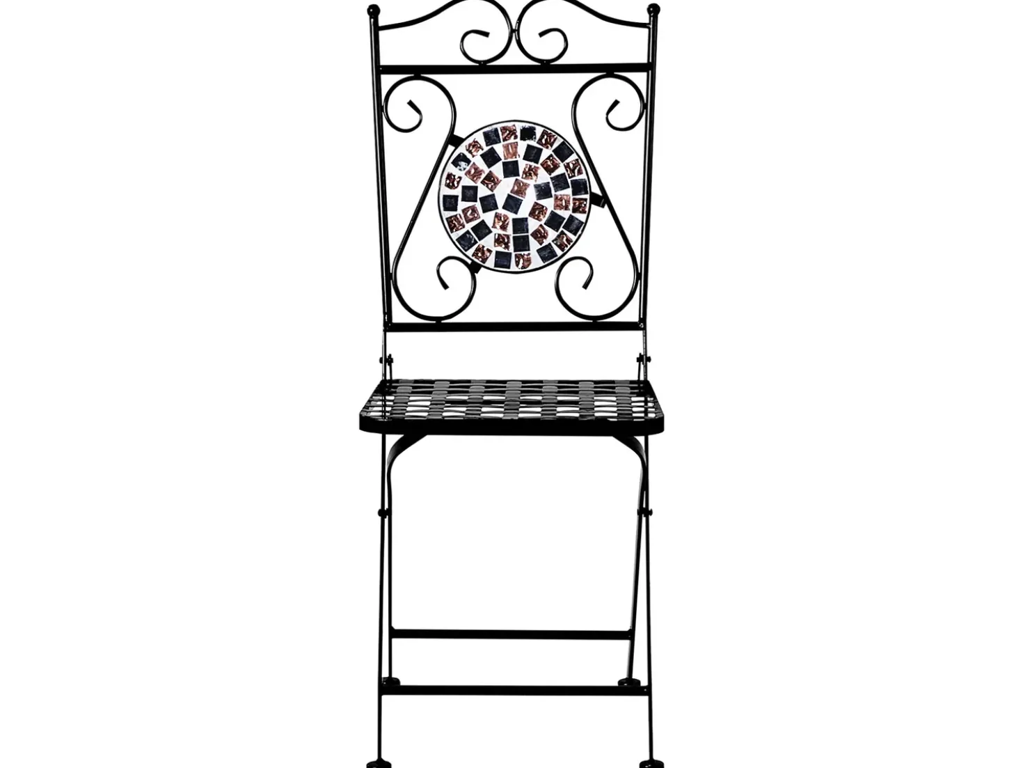 Set bistrot Pieghevole CARPINO Metallo Nero