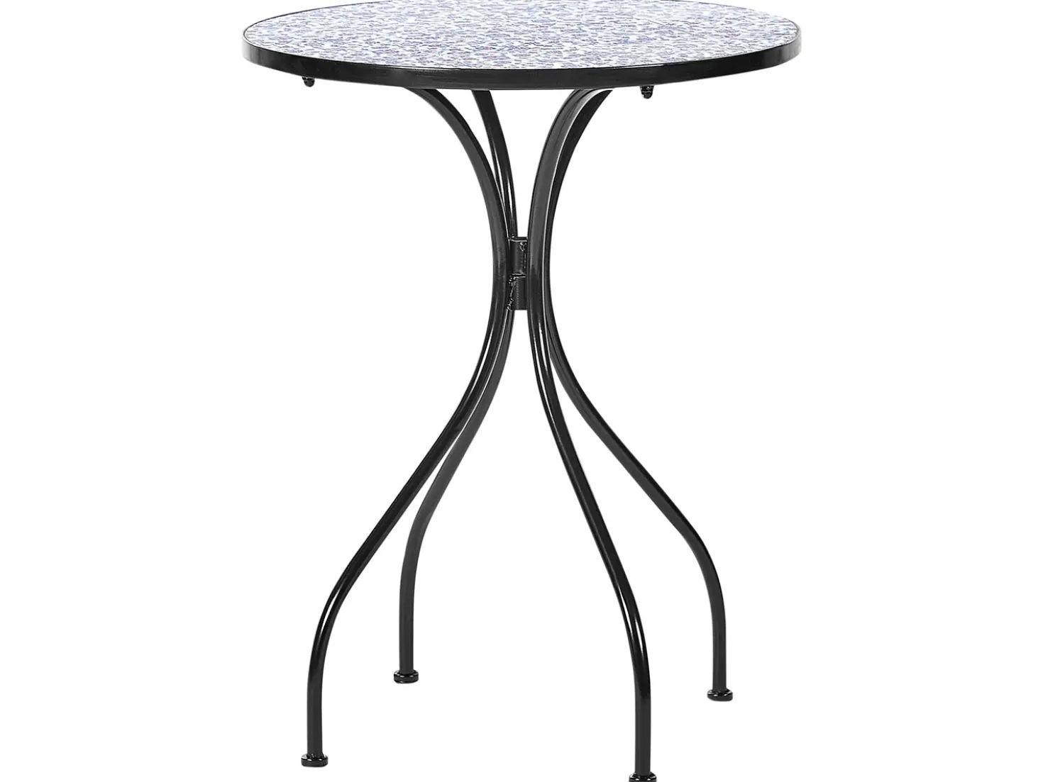 Set bistrot Pieghevole CAMPRENA Metallo Nero