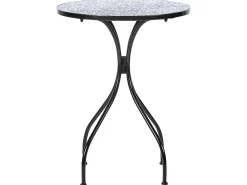 Set bistrot Pieghevole CAMPRENA Metallo Nero