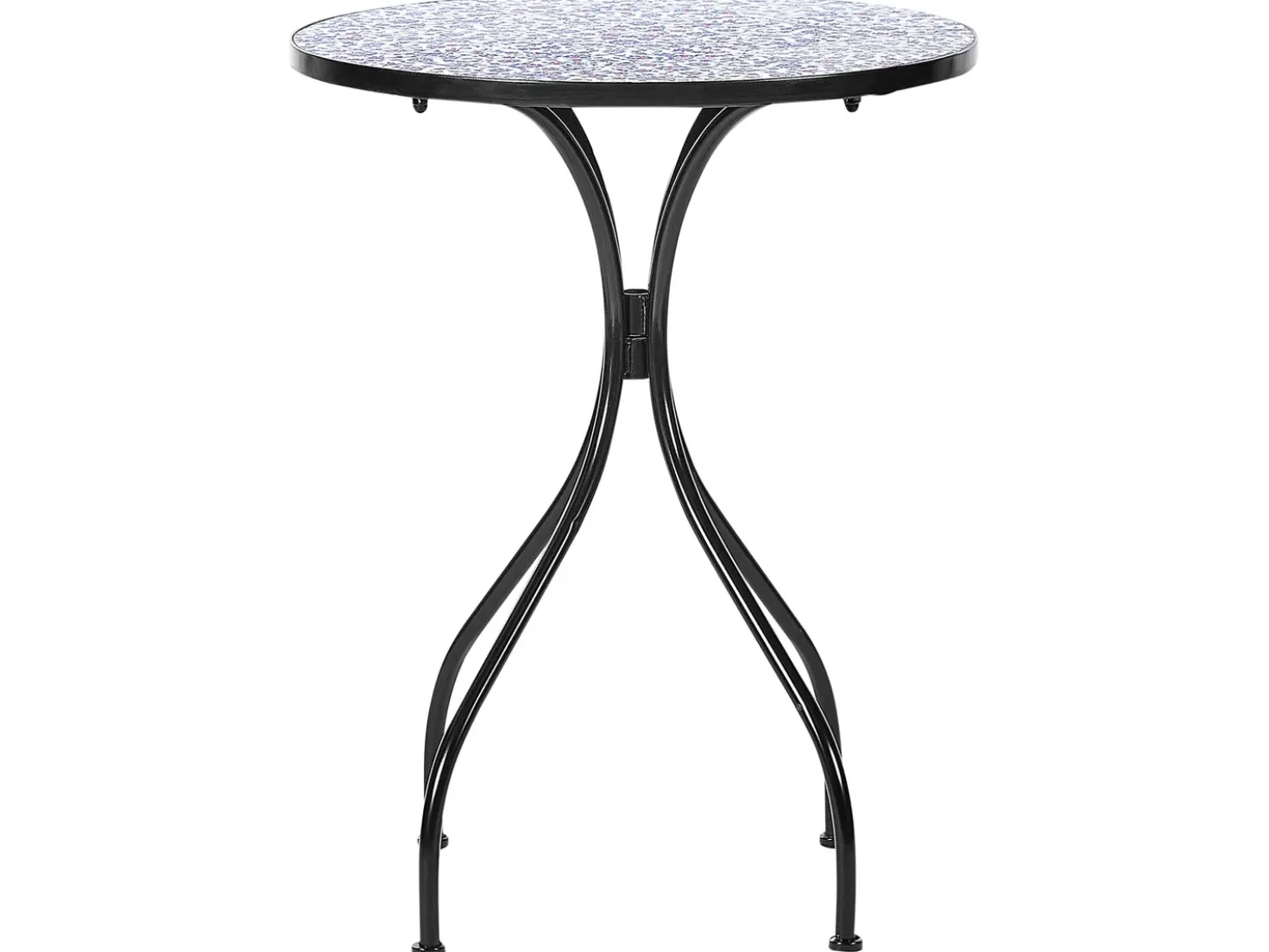 Set bistrot Pieghevole CAMPRENA Metallo Nero