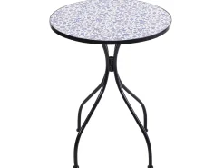 Set bistrot Pieghevole CAMPRENA Metallo Nero