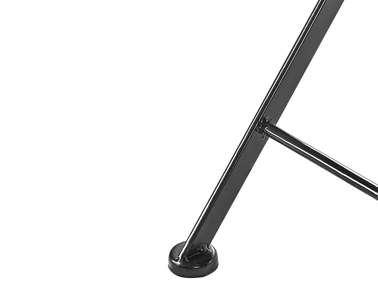 Set bistrot Pieghevole CAMPRENA Metallo Nero