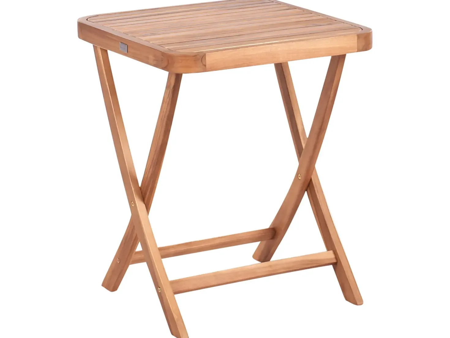 Set bistrot Pieghevole CALCIANO Legno di acacia certificato Marrone