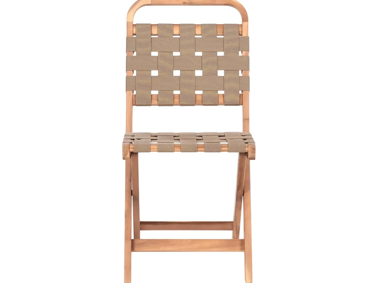 Set bistrot Pieghevole CALCIANO Legno di acacia certificato Marrone