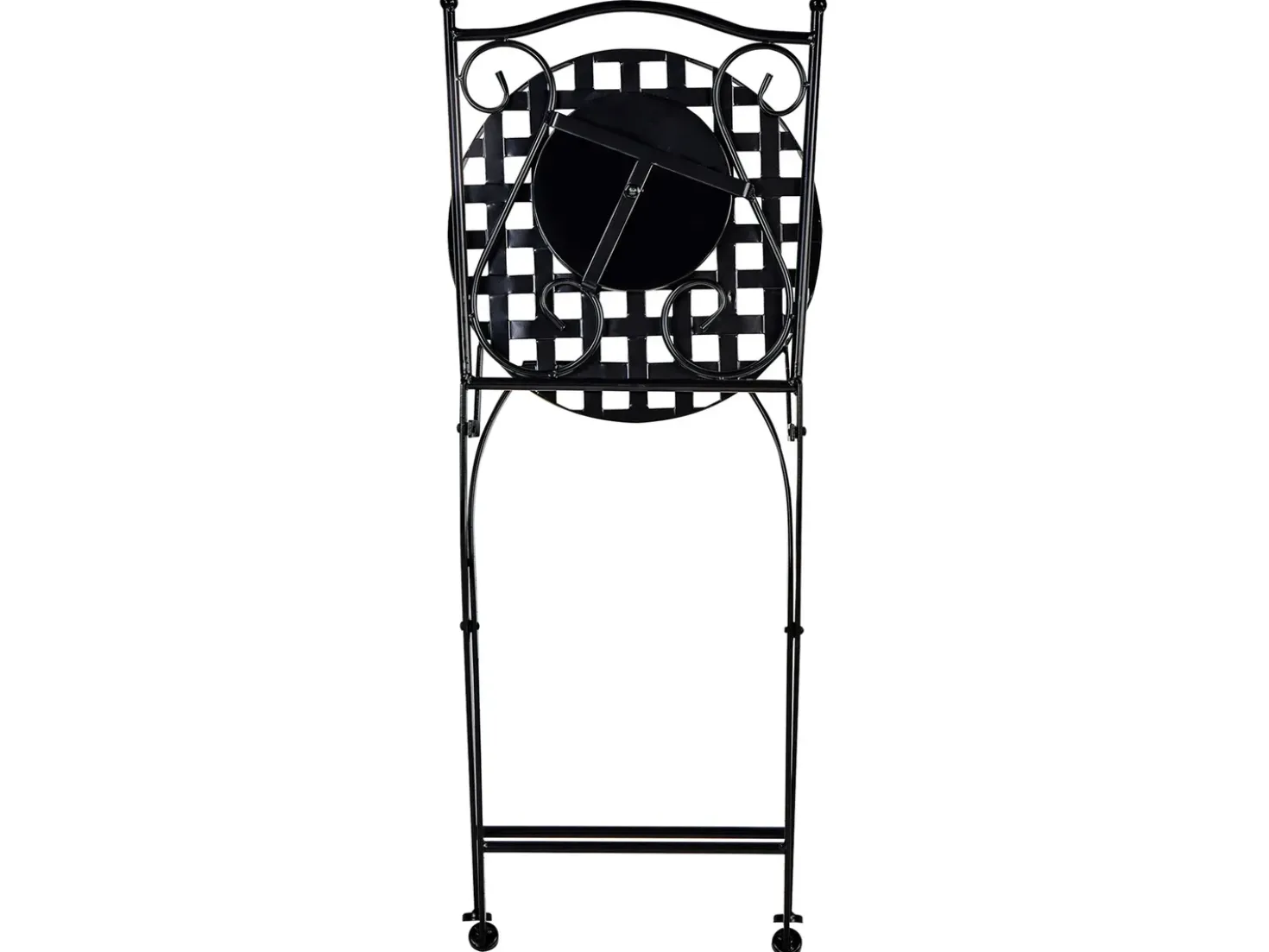 Set bistrot Pieghevole CASARIO Metallo Nero
