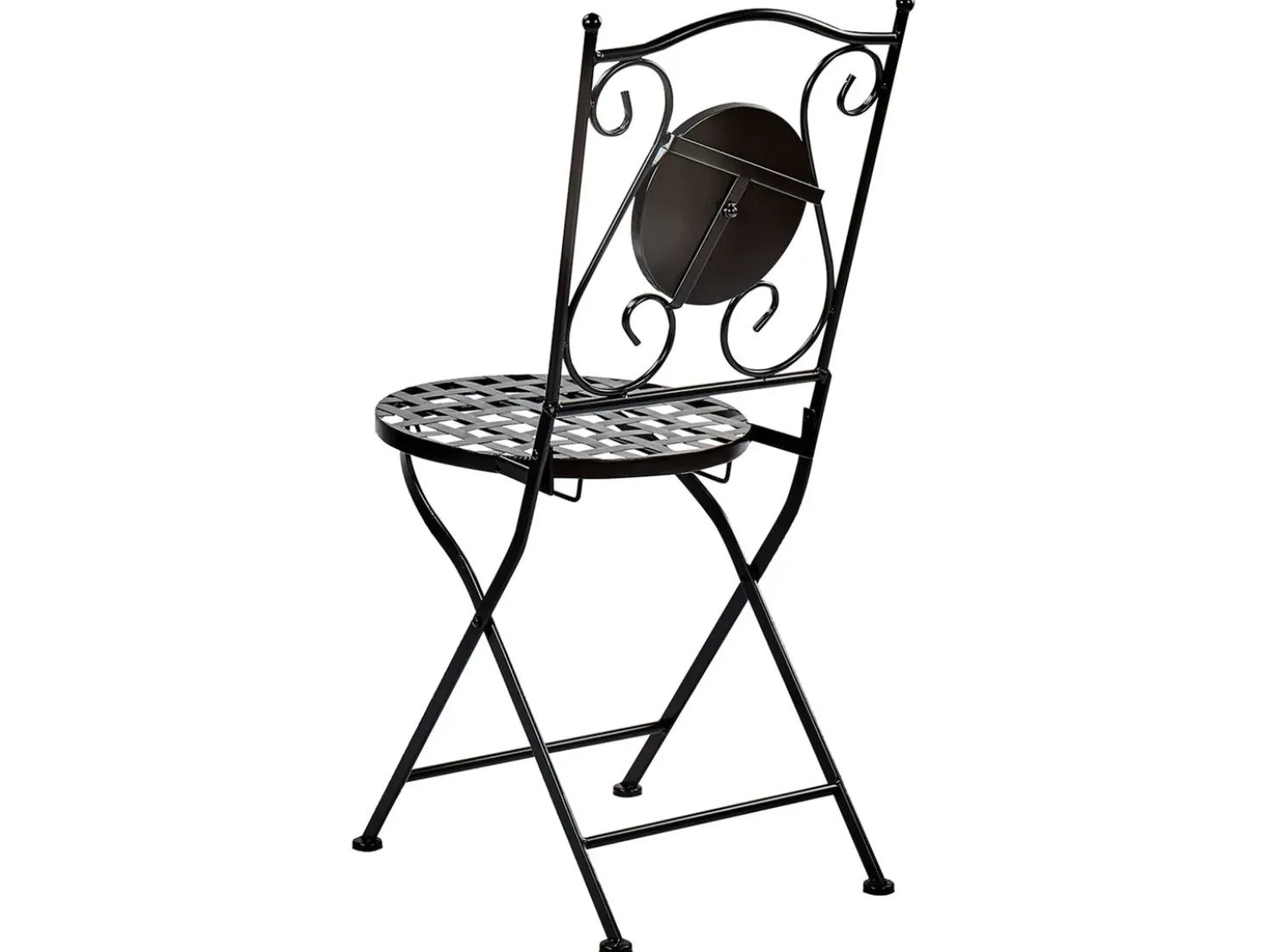 Set bistrot Pieghevole CASARIO Metallo Nero