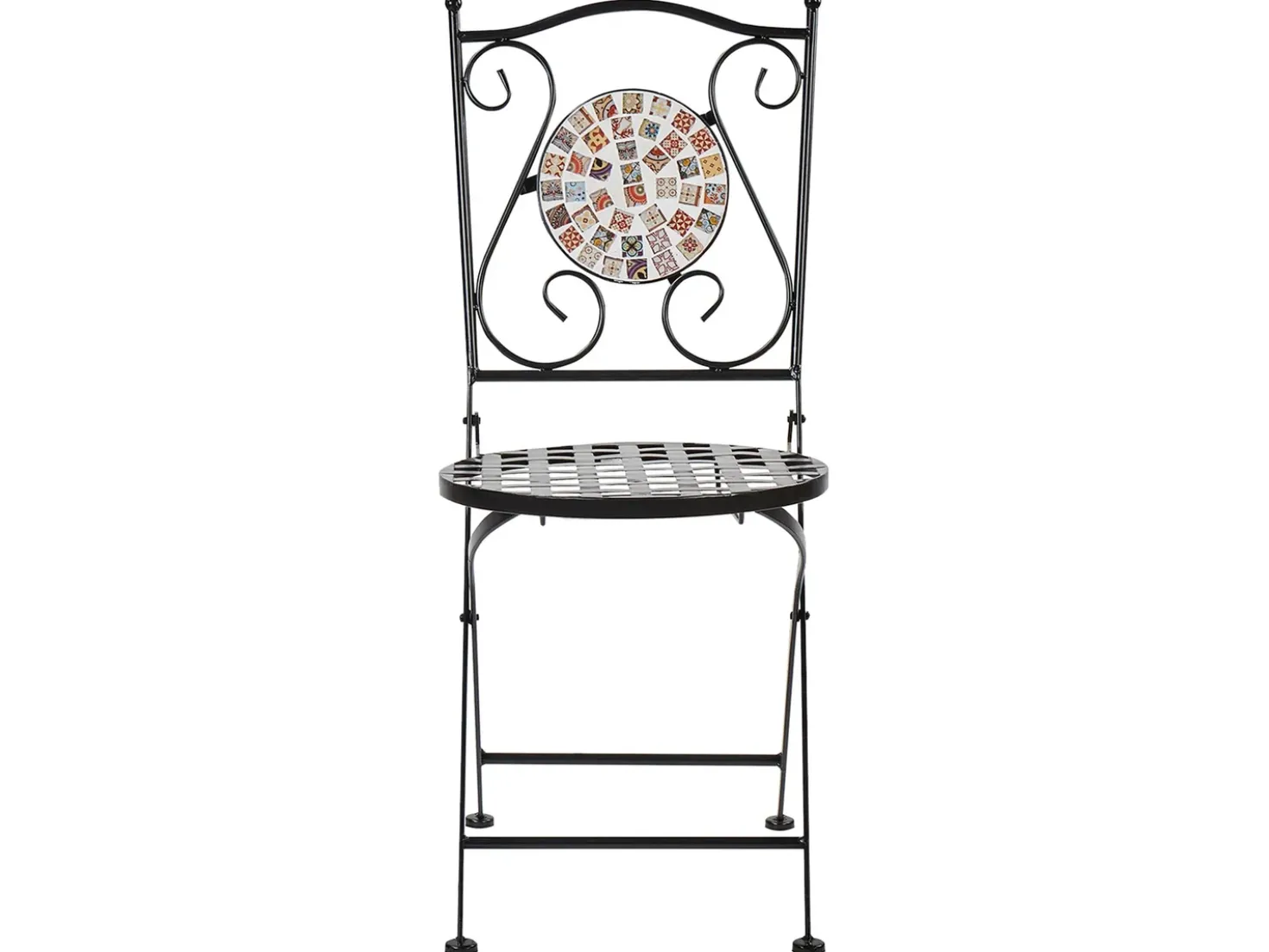 Set bistrot Pieghevole CASARIO Metallo Nero