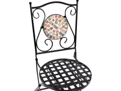 Set bistrot Pieghevole CASARIO Metallo Nero