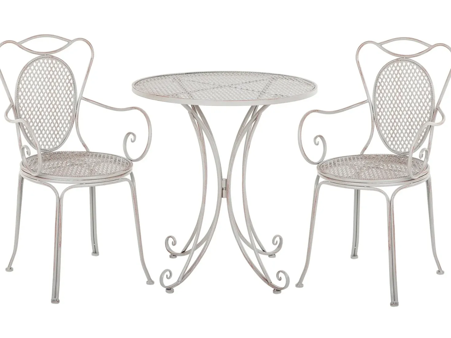 Set bistrot Pieghevole CILENTO Metallo Grigio