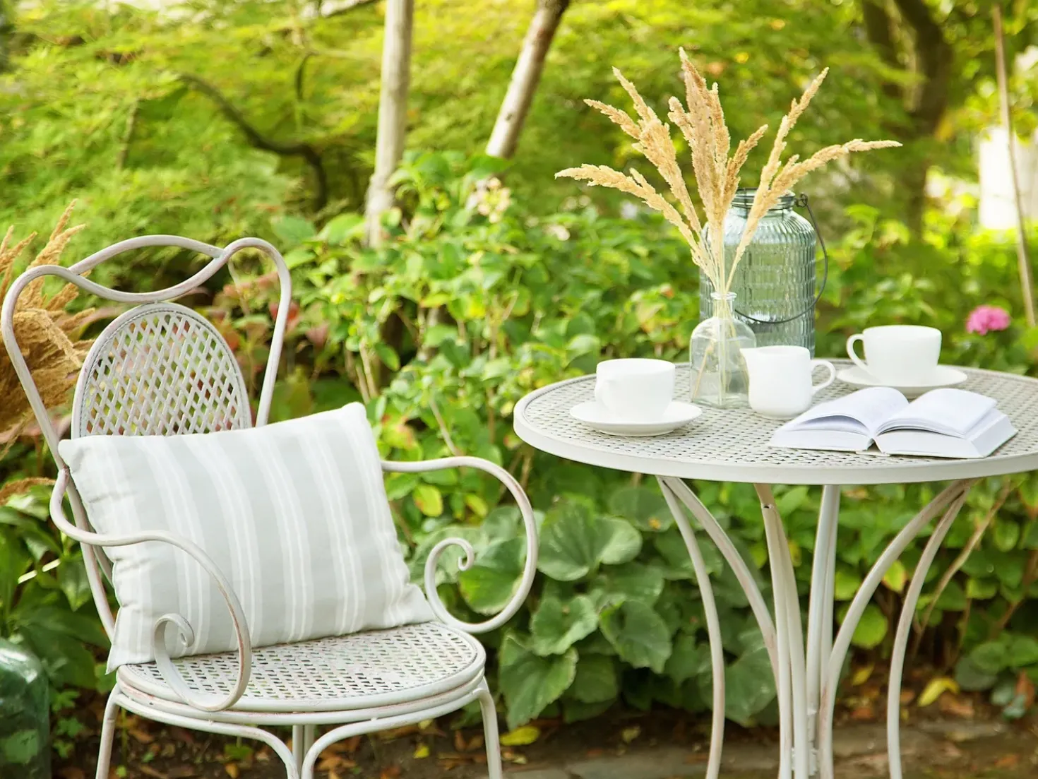 Set bistrot Pieghevole CILENTO Metallo Grigio