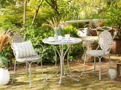 Set bistrot Pieghevole CILENTO Metallo Grigio