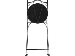 Set bistrot Pieghevole CIVITA Metallo Nero