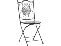 Set bistrot Pieghevole CIVITA Metallo Nero