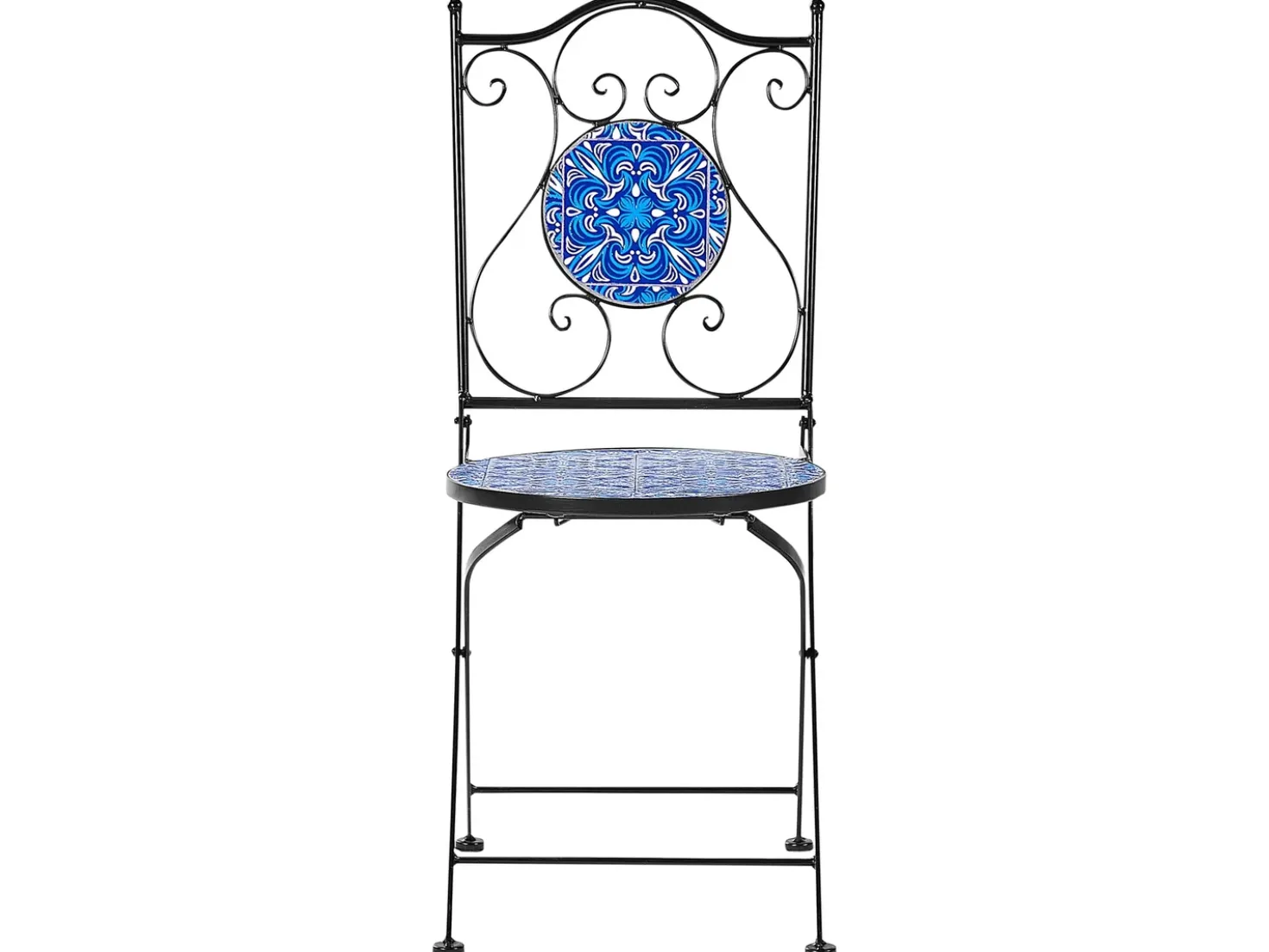 Set bistrot Pieghevole CIGLIANO Metallo Nero