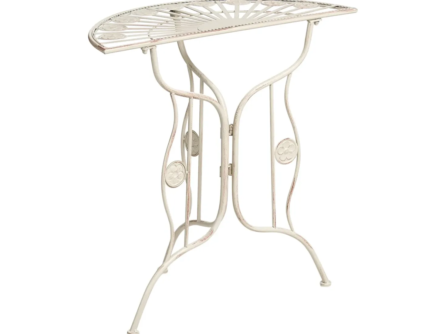 Set bistrot Pieghevole COGGIA Metallo Beige chiaro