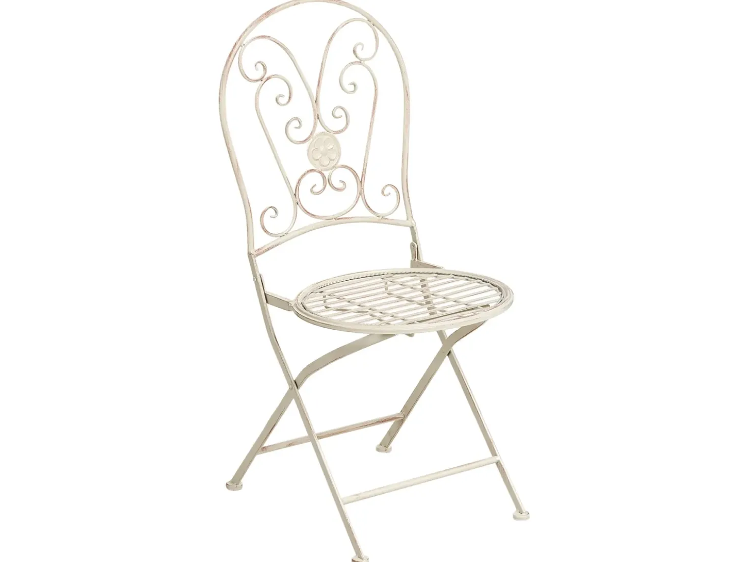 Set bistrot Pieghevole COGGIA Metallo Beige chiaro