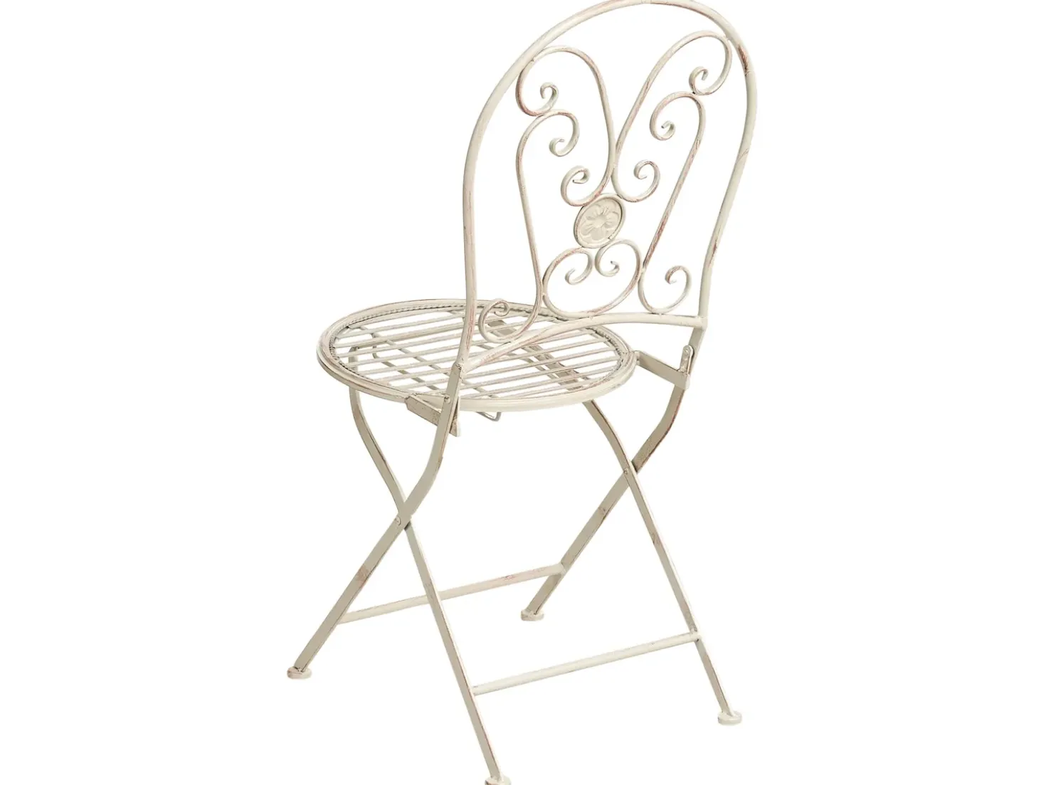 Set bistrot Pieghevole COGGIA Metallo Beige chiaro