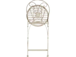 Set bistrot Pieghevole COGGIA Metallo Beige chiaro