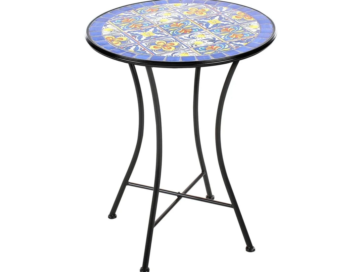 Set bistrot Pieghevole CORIANO Metallo Nero