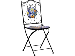 Set bistrot Pieghevole CORIANO Metallo Nero