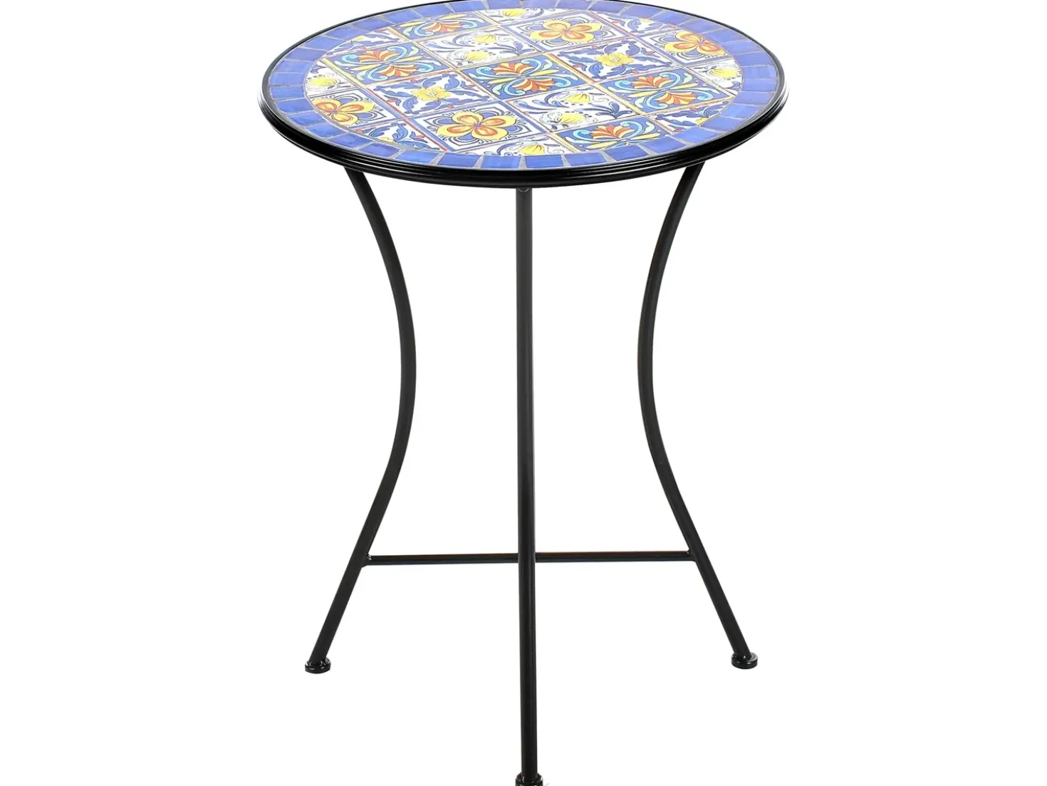 Set bistrot Pieghevole CORIANO Metallo Nero