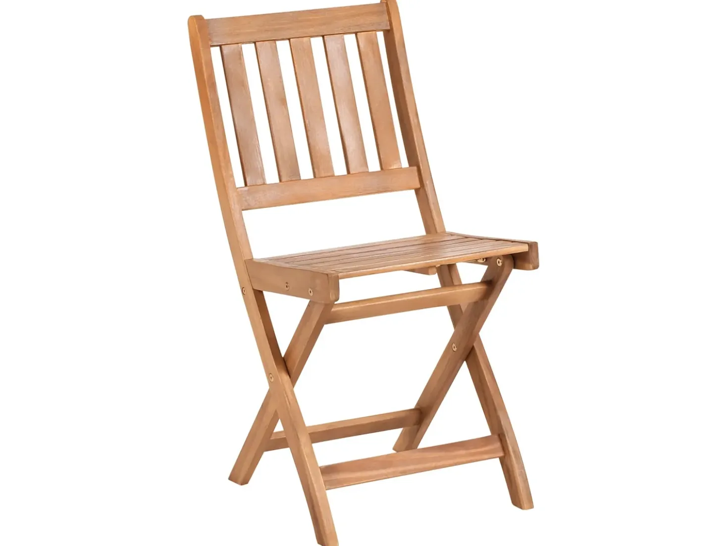 Set bistrot Pieghevole FEBBIO Legno di acacia certificato Marrone