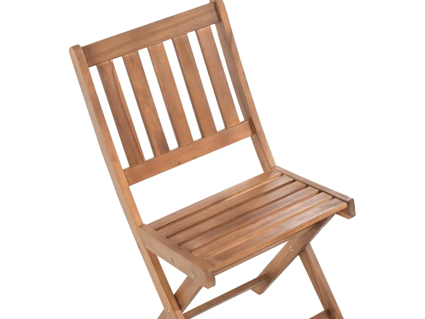 Set bistrot Pieghevole FEBBIO Legno di acacia certificato Marrone