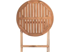Set bistrot Pieghevole FEBBIO Legno di acacia certificato Marrone